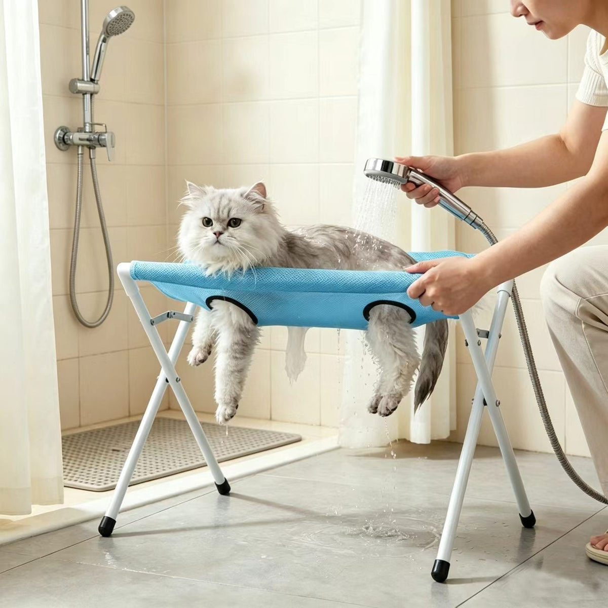 Foldable Pet Bathing Stand for Cat And Dog