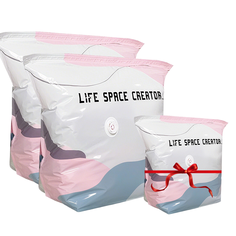 🥳LAST DAY BUY 3 GET 2 FREE!!💞50K+ SOLD!🧳💨 No‑Pump Vacuum Storage Bags