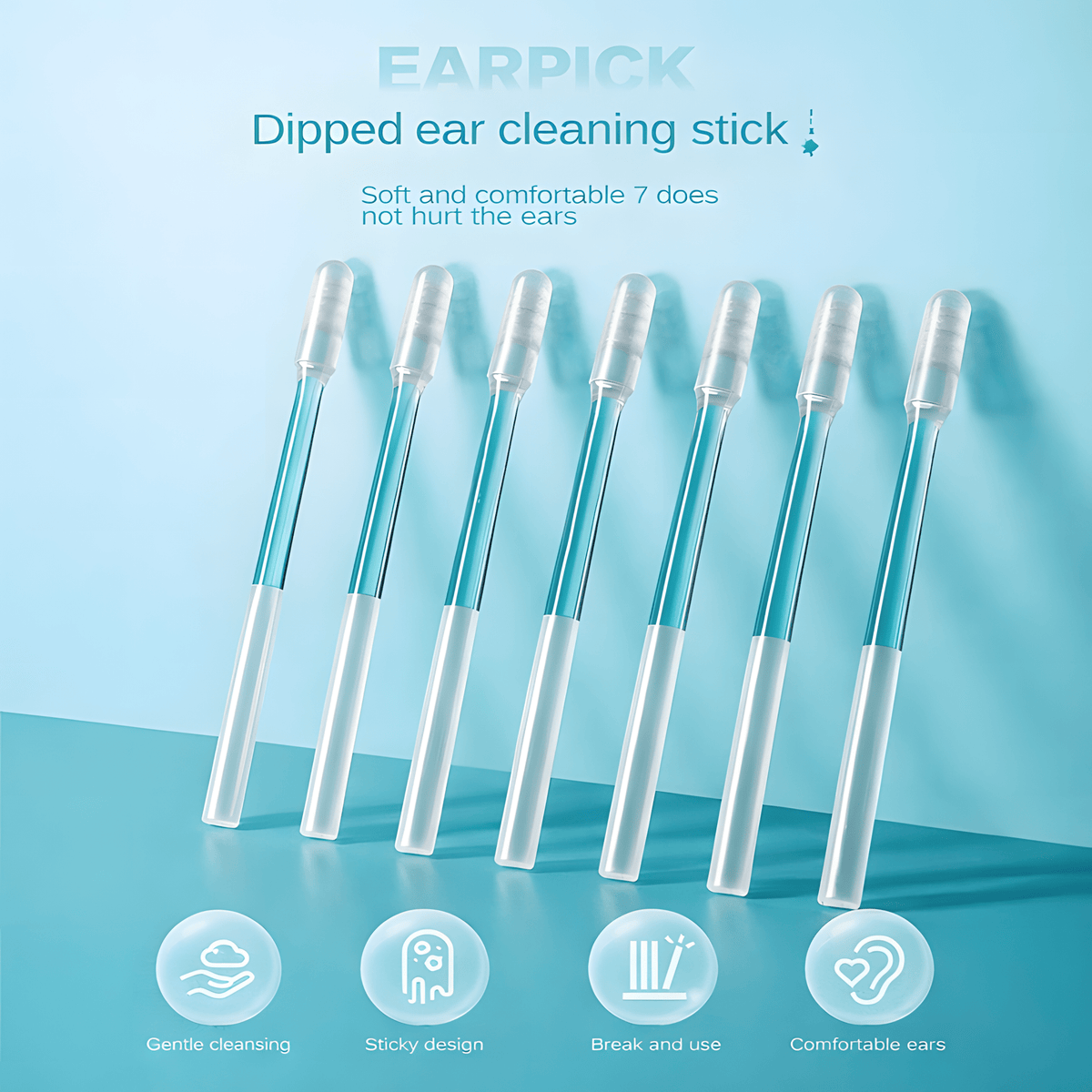 🔥Last Day 70% OFF 💦Natravor™ Sticky Ear Cleaning Sticks – Gentle, Visible Ear Care