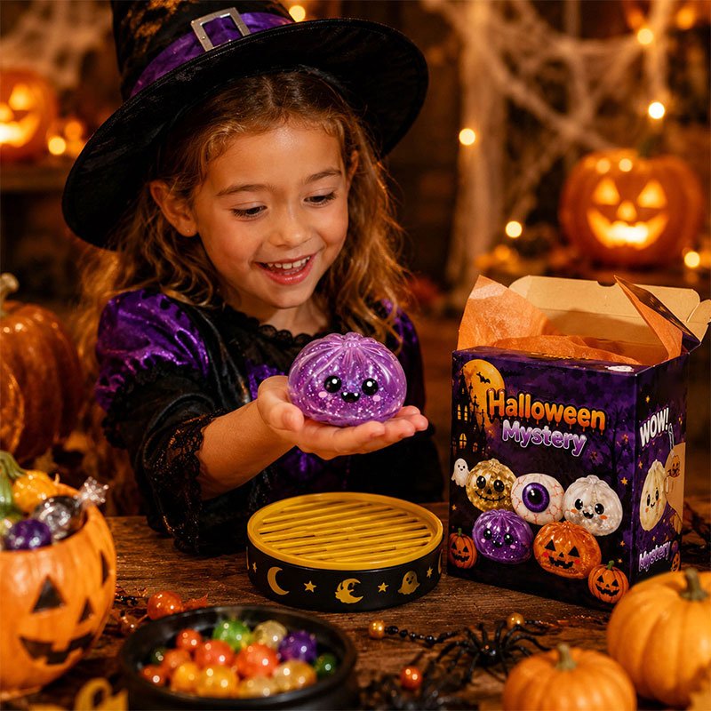 2026 NEW Upgraded 2.0🏆🌎Ends Today: 50% OFF! ⏰🎃 Halloween Dumpling Squeeze Squishy Toy