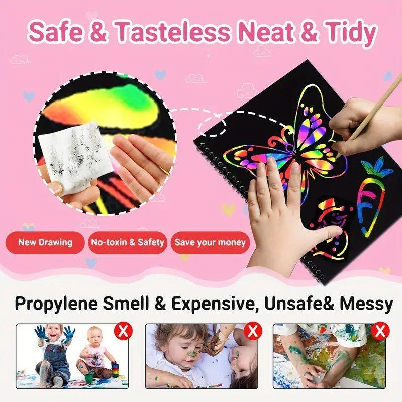 🔥Christmas Big Sale🌈✍️Rainbow Magic Scratch Paper