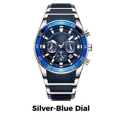 ⌚ 50% OFF! ⏳ Men's Waterproof Multifunctional Quartz Watch – Stylish & Durable ✨