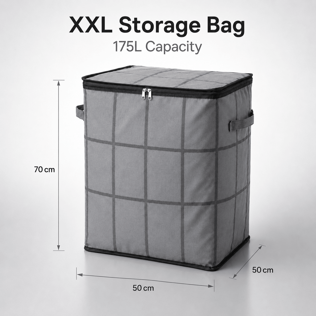XXL Foldable Storage Bag with Reinforced Handles