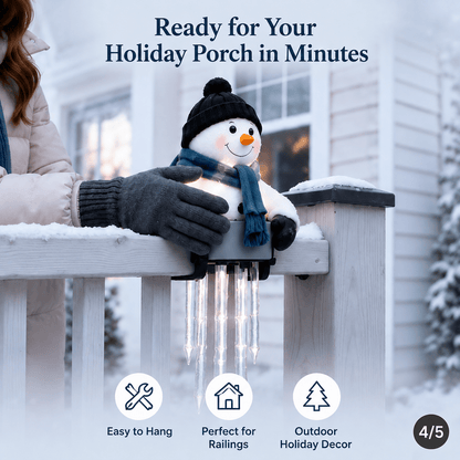 🔥Last Day 50% OFF -☃️WinterGlow Snowman Icicle Light Decor