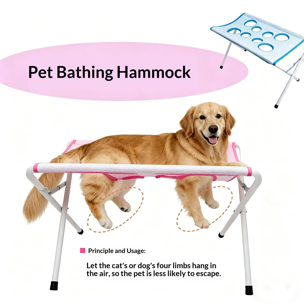 Foldable Pet Bathing Stand for Cat And Dog