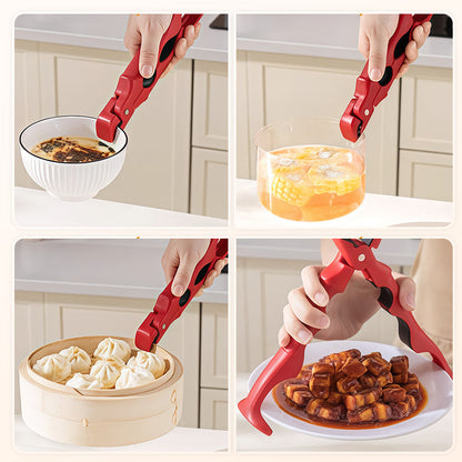 3-in-1 silicone clip for bowls and plates
