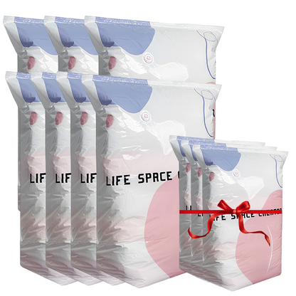 🥳LAST DAY BUY 3 GET 2 FREE!!💞50K+ SOLD!🧳💨 No‑Pump Vacuum Storage Bags