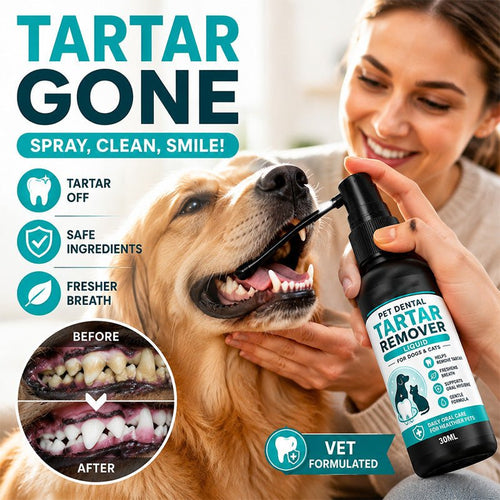 🔥Last Day 50% OFF - 🐾🦷Gentle Pet Dental Cleaning Spray