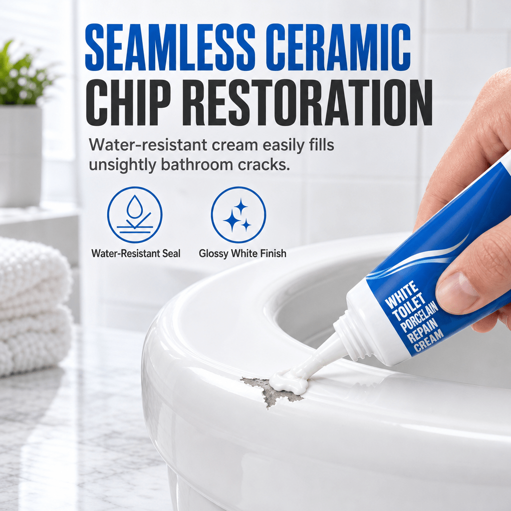 🔥White Toilet Porcelain Repair Cream